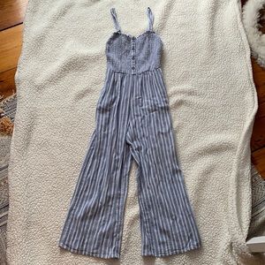 Striped romper